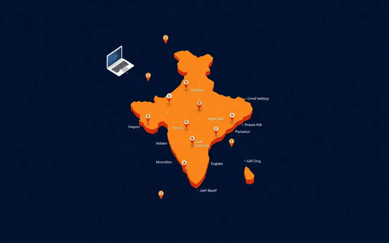 Cover illustration for article: Top IT Services & Managed IT Companies in India (2026 Guide)
